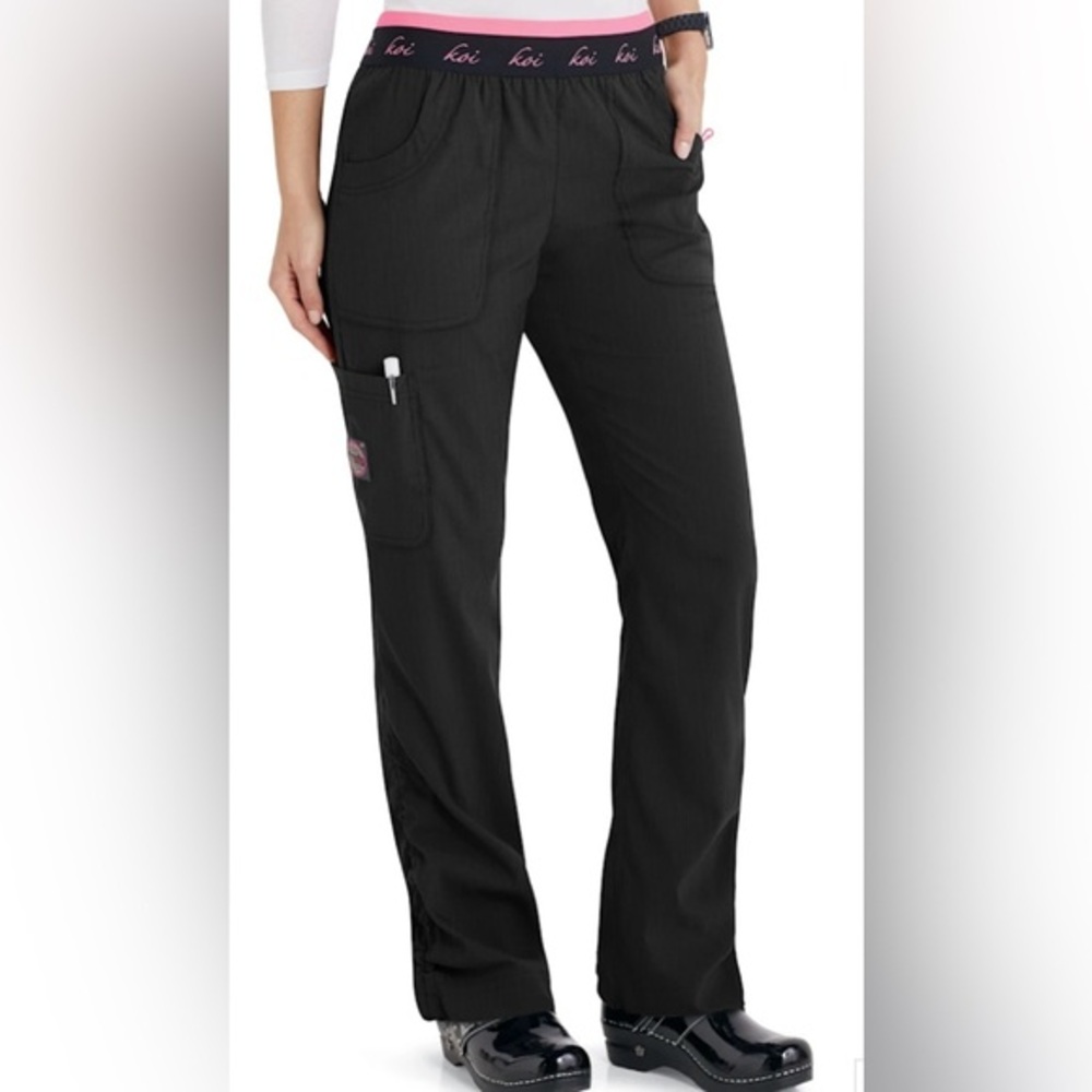 Scrub Pants Koi Black Slim Fit-Medium